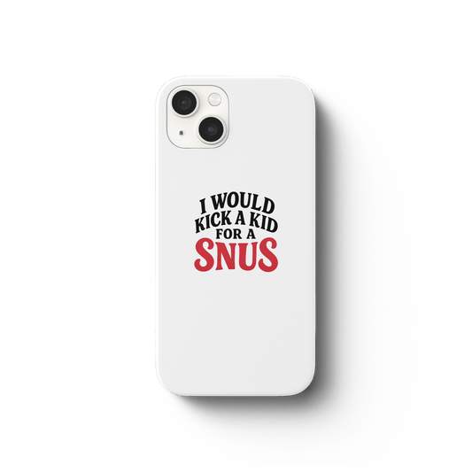 I WOULD KICK A KID FOR A SNUS - iPhone 13 Handyhülle - Mein Shop