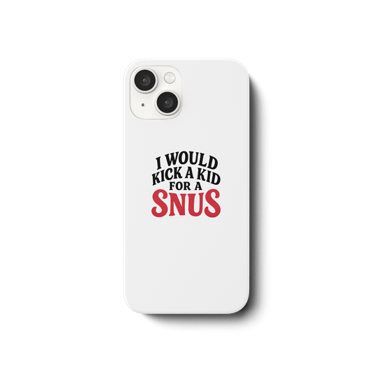 I WOULD KICK A KID FOR A SNUS - iPhone 14 Handyhülle - Mein Shop