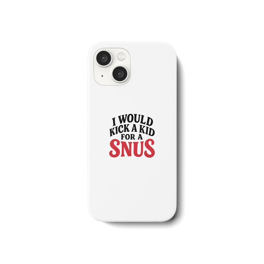 I WOULD KICK A KID FOR A SNUS - iPhone 15 Handyhülle - Mein Shop